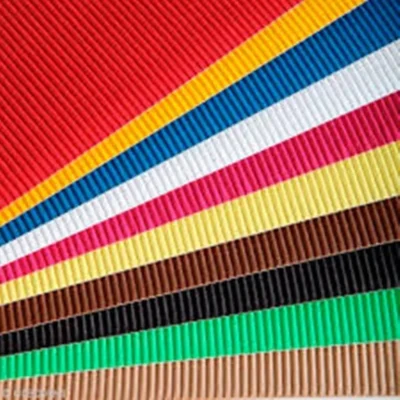 Cartón corrugado varios colores