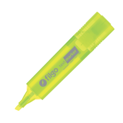 Resaltador chato color flúo x4 – FILGO