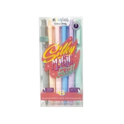 Roller tinta gel pastel x6 u - MOOVING
