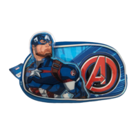 Cartuchera "Capitan America" 2 cierre - CRESKO