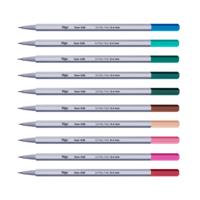 Microfibras 0.4mm Liner 038 VARIOS COLORES - FILGO