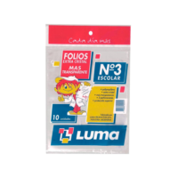 Folios N°3 x10 unidades - LUMA