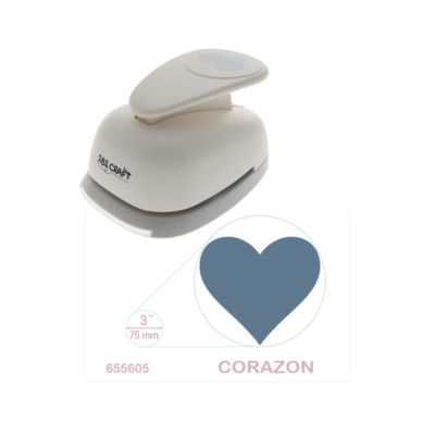 Perforadora artística 75mm / 3" CORAZON - IBI CRAFT