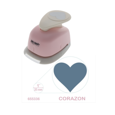 Perforadora artística 25mm / 1" CORAZON - IBI CRAFT