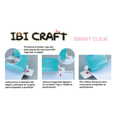 Perforadora Smart Kick + 6 espirales surtidos – IBI CRAFT