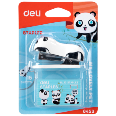 Abrochadora mini "Panda kit" + ganchos - DELI