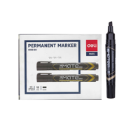 Marcador permanente MATE recargable pta. biselada - DELI