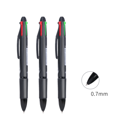 Bolígrafo retráctil  4 en 1 0,7 mm - DELI