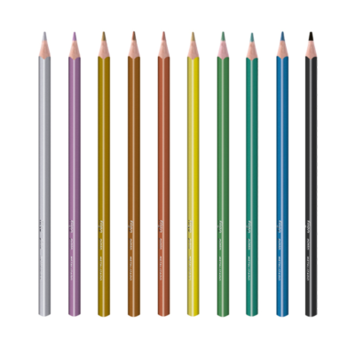 Lápices de colores Metalizados Pinto x10 - FILGO