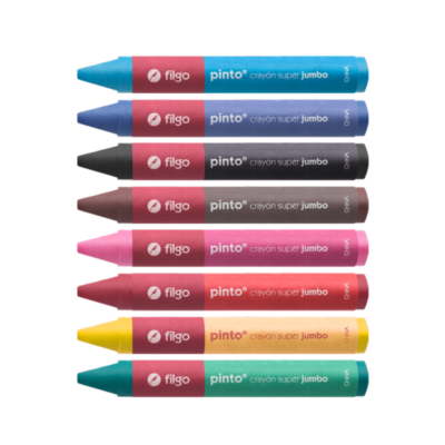 Crayones de cera SUPER JUMBO PINTO x8 - FILGO