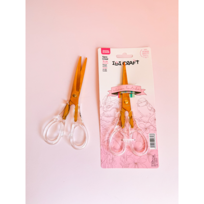 Tijera de precisión 16 cm mango cristal - IBI CRAFT