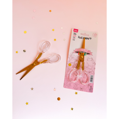 Tijera de precisión 16 cm mango cristal - IBI CRAFT