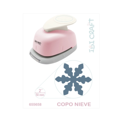 DISTRITOPO - 2025-04-15T161145.626 Perforadora artística 50mm / 2" COPO DE NIEVE - IBI CRAFT