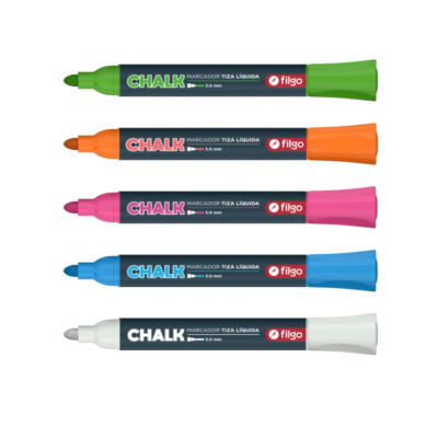 Marcadores de tiza liquida CHALK FLÚO - FILGO