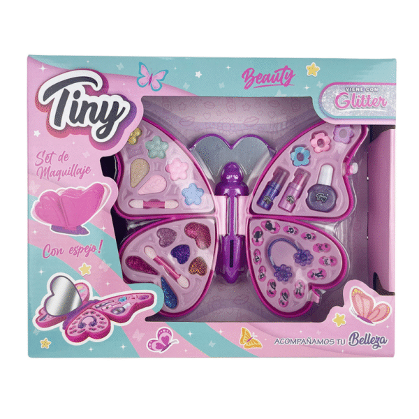 Set de maquillaje "MARIPOSA" sombra + glitter TINY