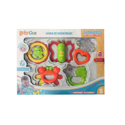 Conjunto de sonajeros BABYGUS
