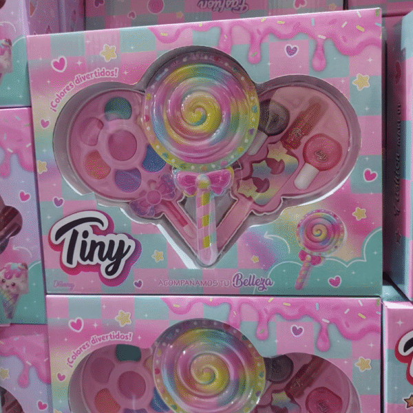 Set de maquillaje "PALETA ARCOIRIS" sombra + esmaltes TINY