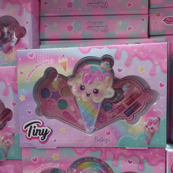 Set de maquillaje "HELADO ARCOIRIS" TINY