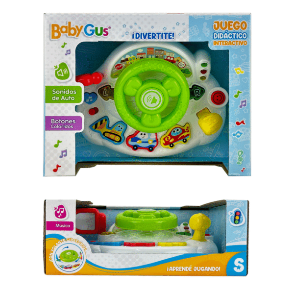 Juego interactivo musical volante 22x19x10 cm BABYGUS