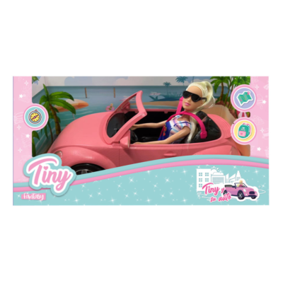 Muñeca y su auto TINY