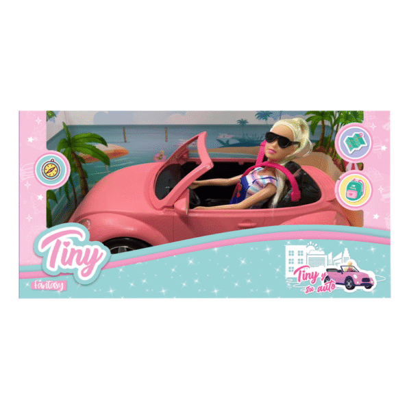 Muñeca y su auto TINY