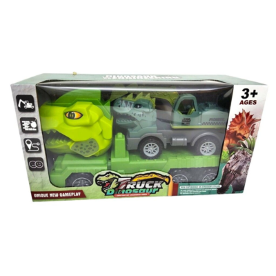 Camión a fricción DINO transportador de vehículo