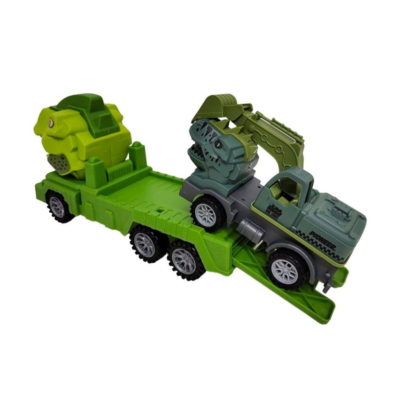Camión a fricción DINO transportador de vehículo