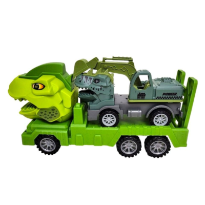 Camión a fricción DINO transportador de vehículo