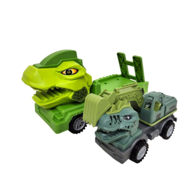 Camión a fricción DINO transportador de vehículo