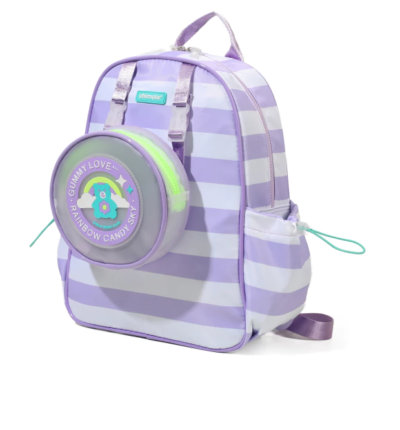 Mochila «Summer Break Light Purple» 14´´ espalda -Chimola