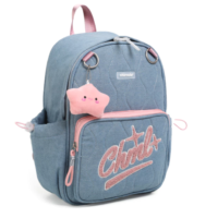 Mochila ''Denim Crew Pink'' 13´´ espalda-Chimola