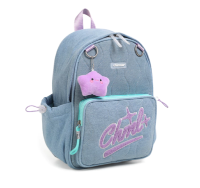 Mochila ''Denim Crew Purple'' 13´´ espalda-Chimola
