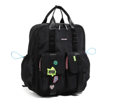 Mochila »Punk Power Black» 14´´ espalda-Chimola