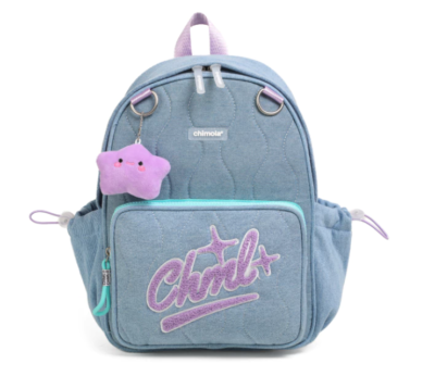 Mochila ''Denim Crew Purple'' 13´´ espalda-Chimola