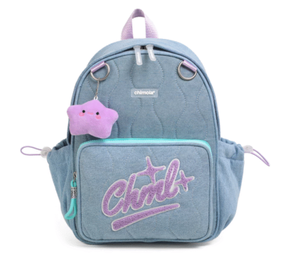 Mochila ''Denim Crew Purple'' 13´´ espalda-Chimola