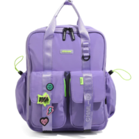 Mochila ''Punk Power Purple'' 14´´ espalda-Chimola