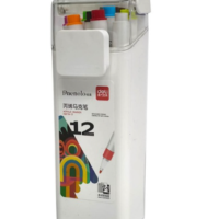 djfhdljd Marcador Deli Acrilico "Finenolo" Punta Red. Box x12