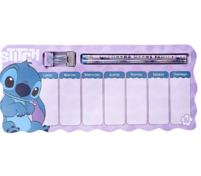 Planificador semanal "Stitch"