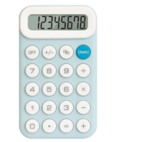 calcu3 Calculadora portable plástica 8 dígitos DELI