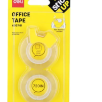 Cinta adhesiva cristal 18mm Blister x2 DELI