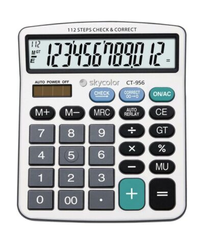 ct-956-5db8a328830a1bb6e017460570378017-1024-1024 Calculadora p/escritorio Gris 146x183mm