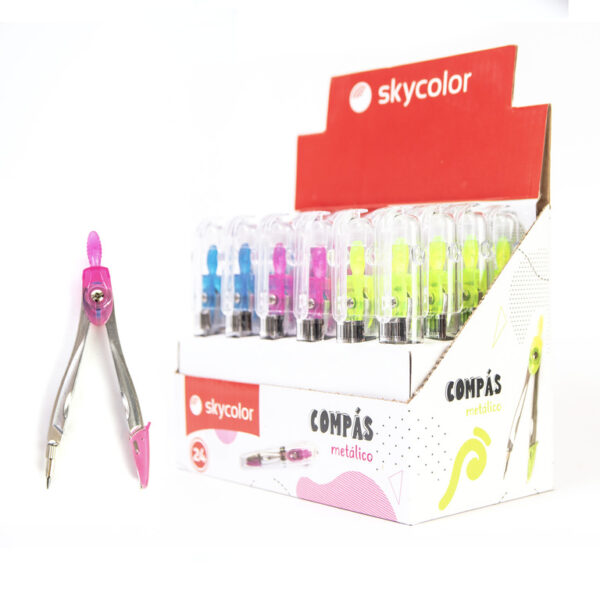 Compás Metálico Skycolor