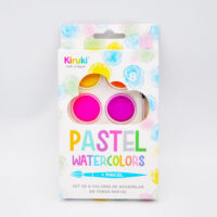 Acuarelas Pastel x8 con pincel KIRUKI