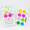 900001-3 (1) Acuarelas Pastel x8 con pincel KIRUKI