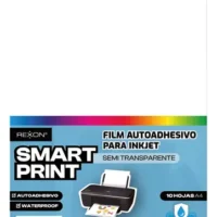 Film Adhesivo Semi transparente A4 X10 Hojas