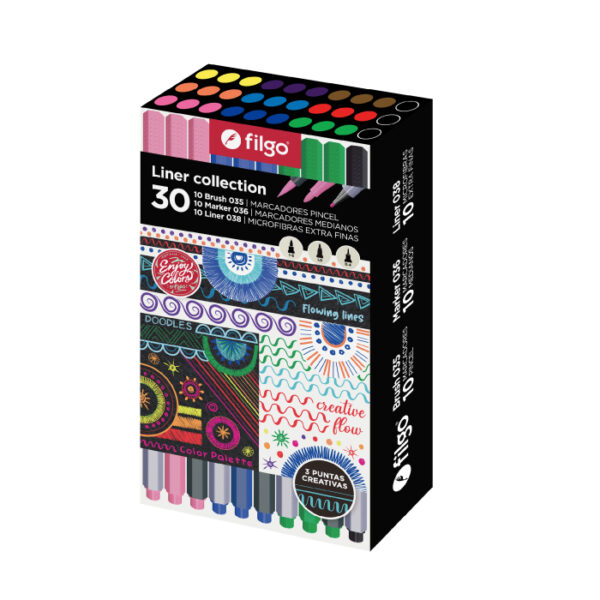 Microfibras 0.4mm Liner 038 Estuche x30