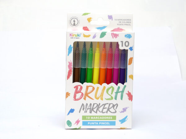 Marcadores Brush x10 KIRUKI