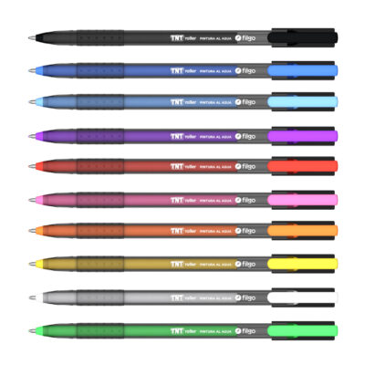 Bolígrafo TNT Roller Filgo Surtidos x10