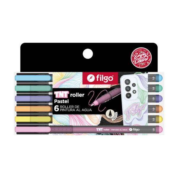 Bolígrafo TNT Roller Filgo Pastel