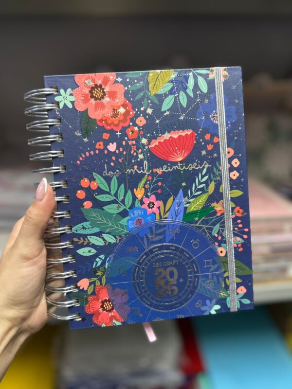 AGENDA DIARIA 400hjs +REGLA+STICKERS (ASTROLOGICA)
